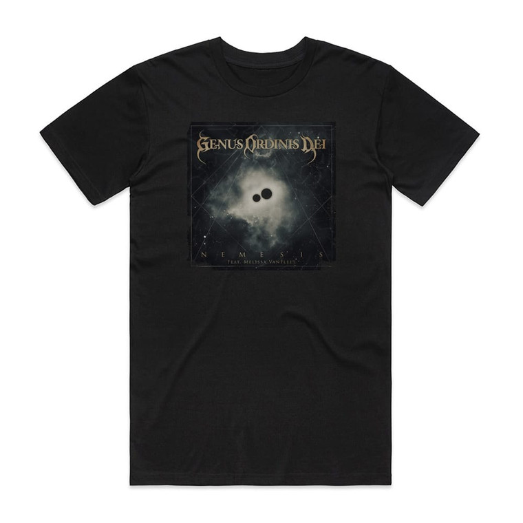 Genus Ordinis Dei Nemesis Album Cover T-Shirt Black