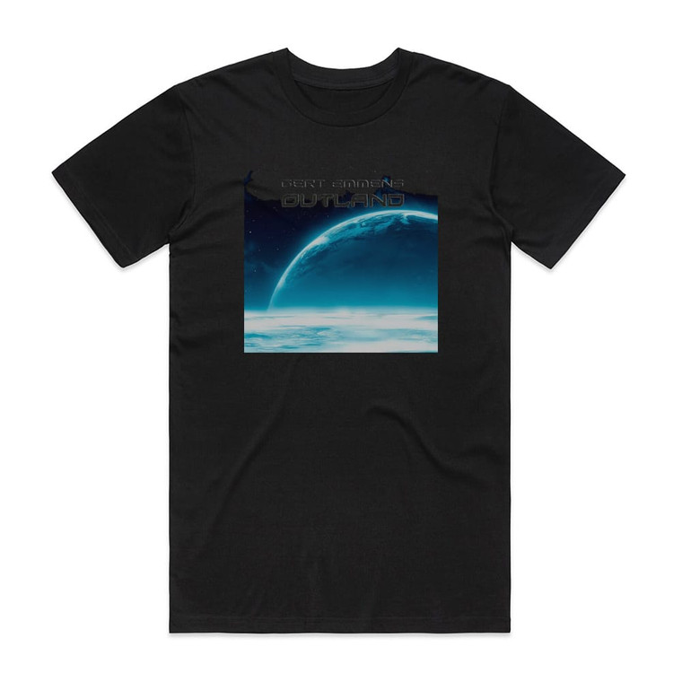 Gert Emmens Outland Album Cover T-Shirt Black