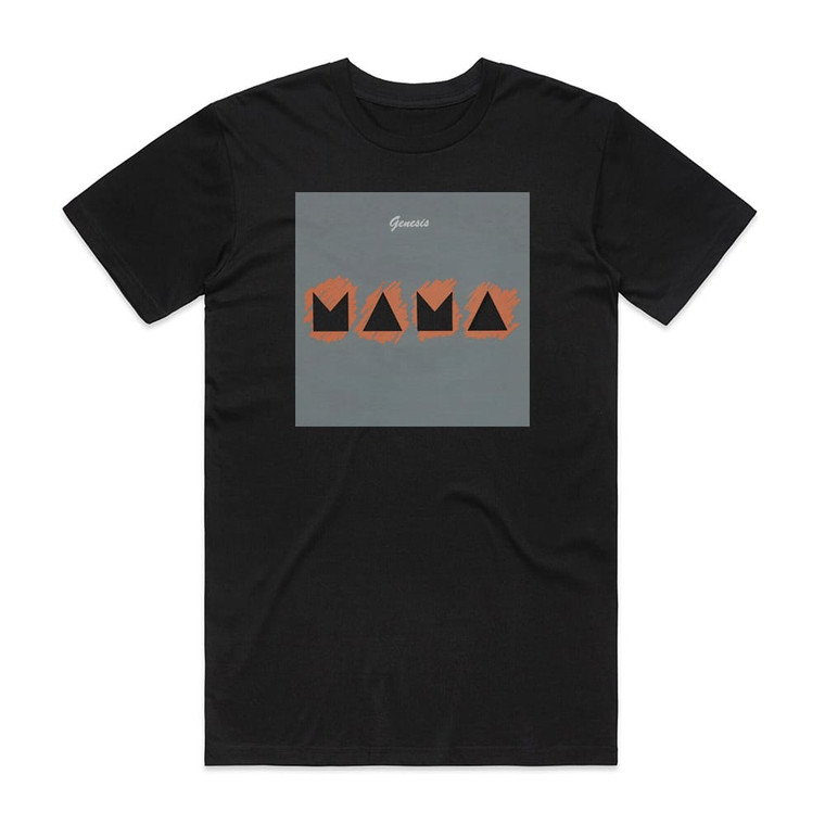 Genesis Mama 1 Album Cover T-Shirt Black