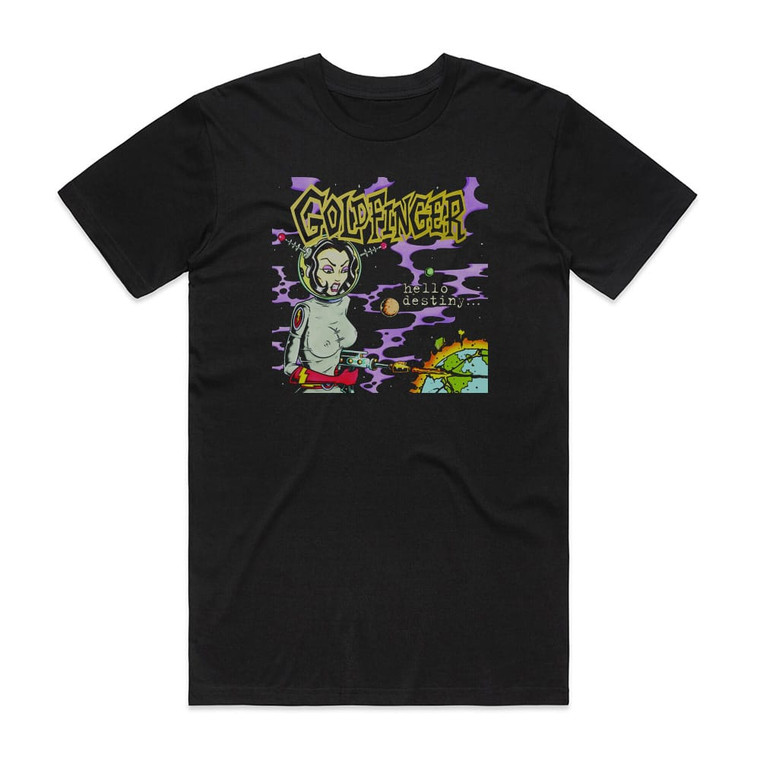 Goldfinger Hello Destiny Album Cover T-Shirt Black