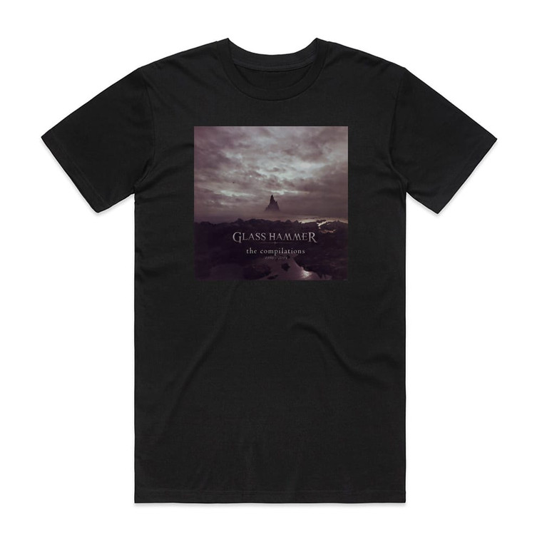 Glass Hammer The Compilations 1996 To 2004 Album Cover T-Shirt Black Glass Hammer The Compilations 1996 To 2004 Album Cover T-Shirt Black