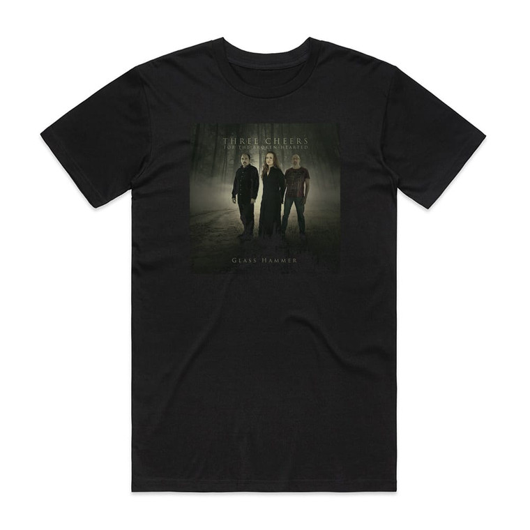Glass Hammer Three Cheers For The Broken Hearted Album Cover T-Shirt Black