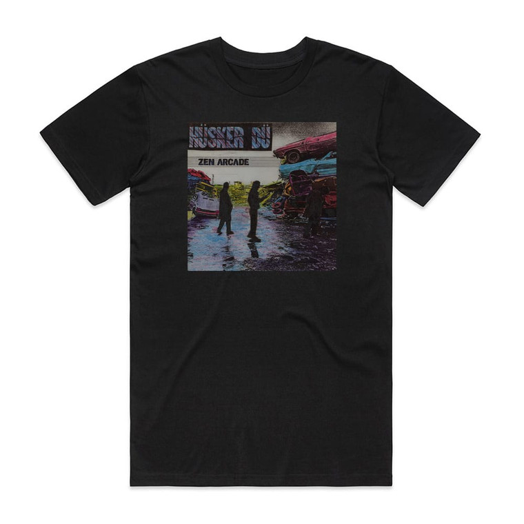 Husker Du Zen Arcade Album Cover T-Shirt Black