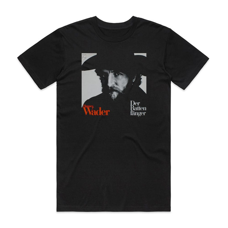 Hannes Wader Der Rattenfnger Album Cover T-Shirt Black