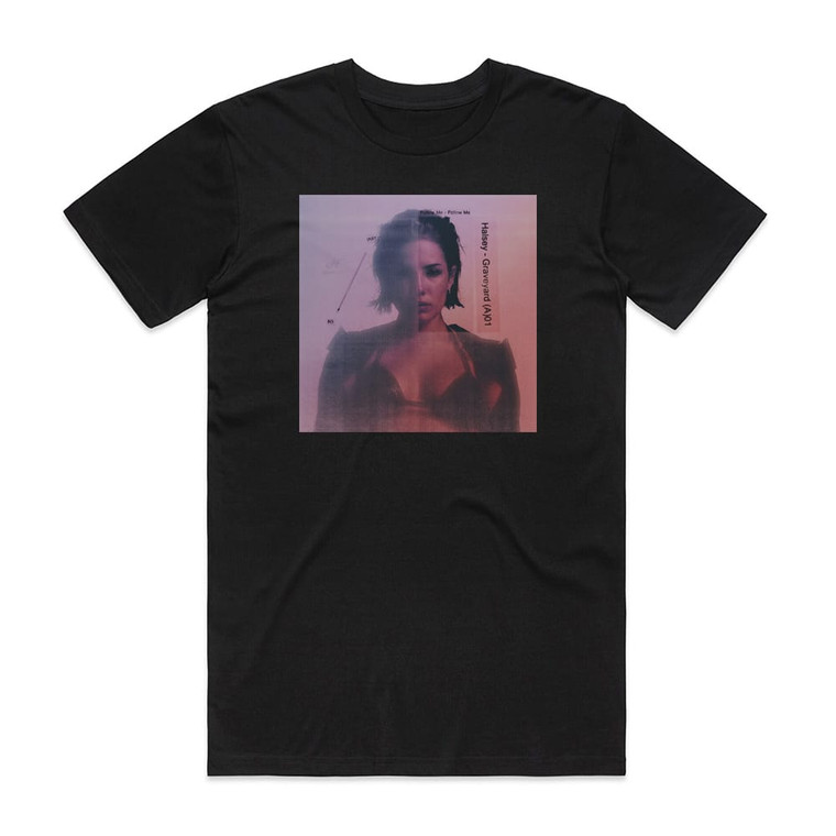 Halsey Graveyard Album Cover T-Shirt Black