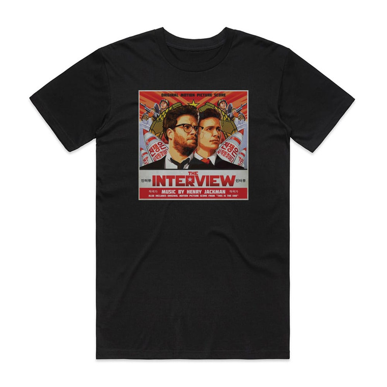 Henry Jackman The Interview This Is The End Album Cover T-Shirt Black