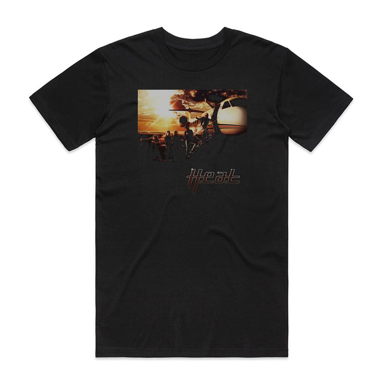 HEAT Heat 1 Album Cover T-Shirt Black