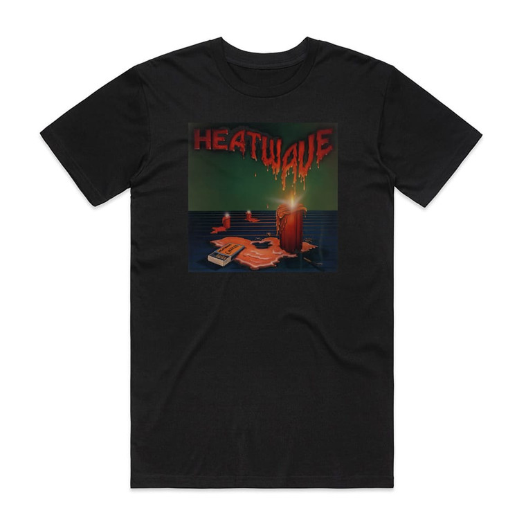 Heatwave Candles Album Cover T-Shirt Black