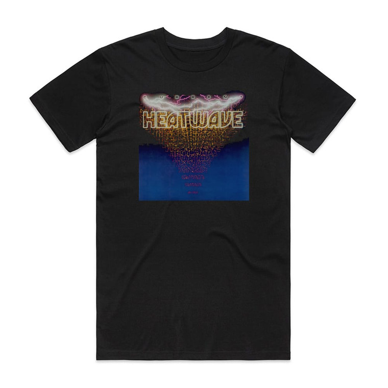Heatwave Current Album Cover T-Shirt Black