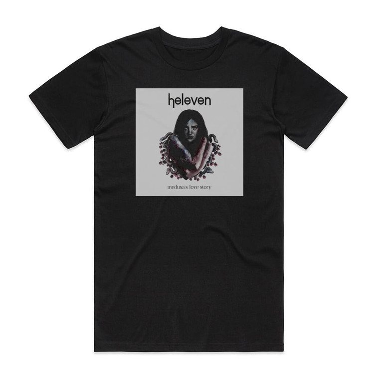 Heleven Medusas Love Story Album Cover T-Shirt Black
