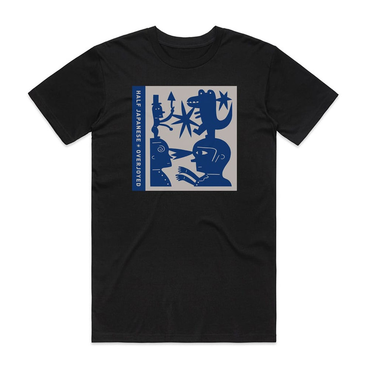 Half Japanese Overjoyed Album Cover T-Shirt Black