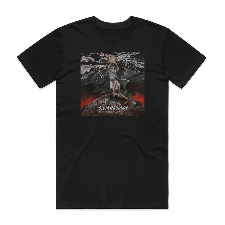 Holy Moses Redefined Mayhem 1 Album Cover T-Shirt Black