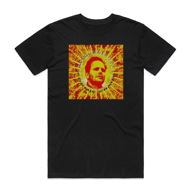 Herbert Gronemeyer Cosmic Chaos Album Cover T-Shirt Black