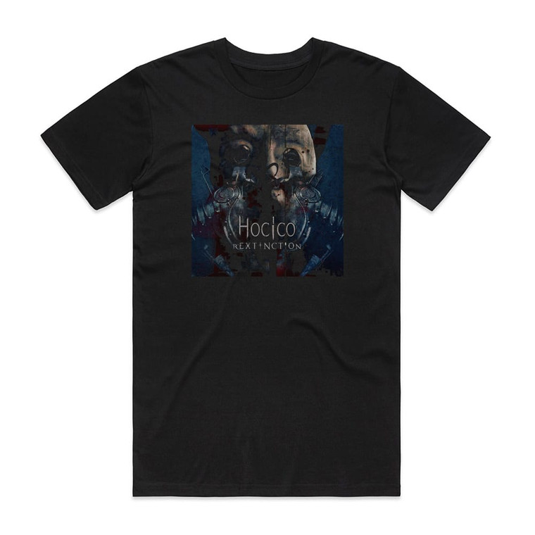 Hocico Artificial Extinction 1 Album Cover T-Shirt Black