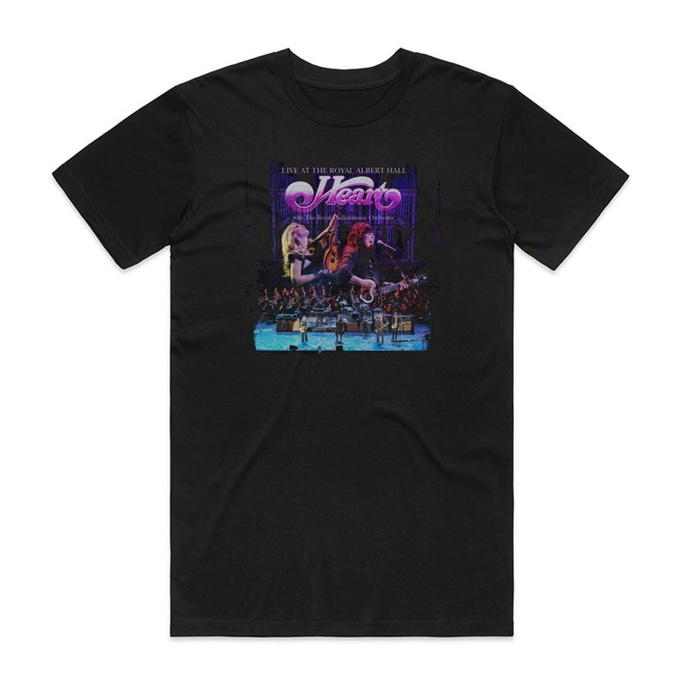 Heart Live At The Royal Albert Hall Album Cover T-Shirt Black