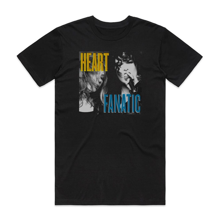 Heart Fanatic Album Cover T-Shirt Black