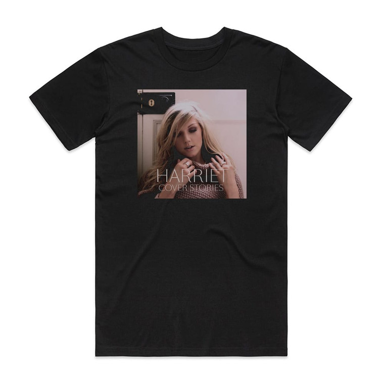 Harriet Cover Stories Album Cover T-Shirt Black