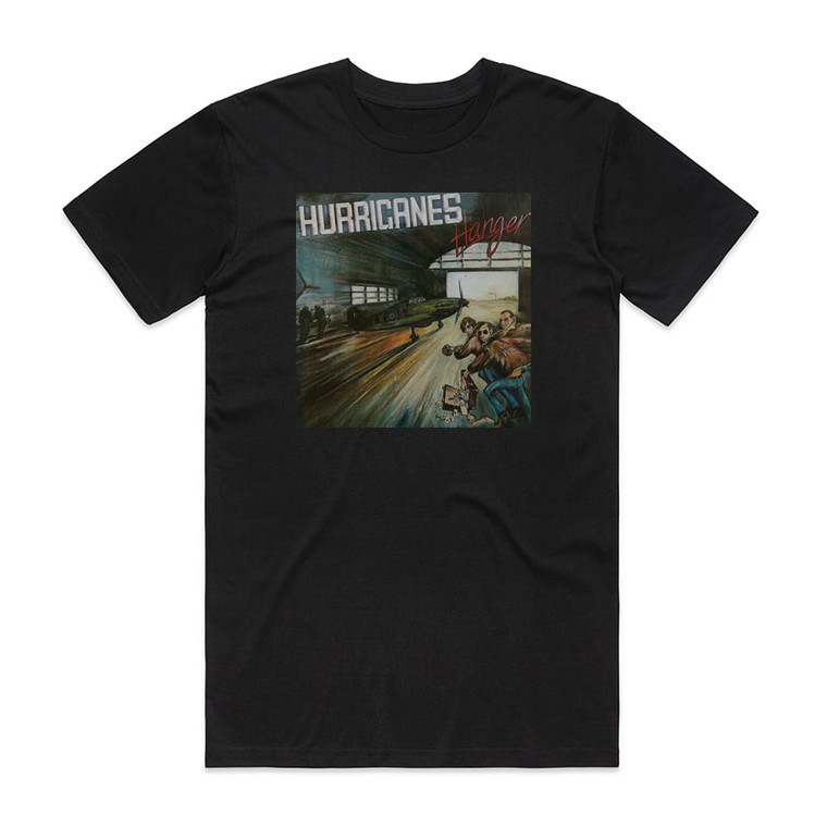 Hurriganes Hanger Album Cover T-Shirt Black