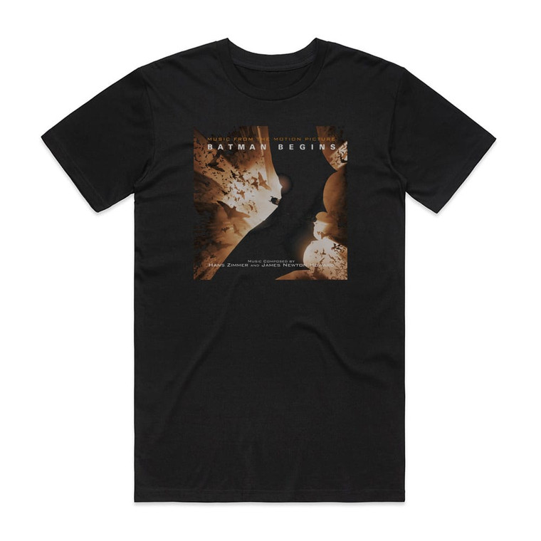 Hans Zimmer Batman Begins Album Cover T-Shirt Black