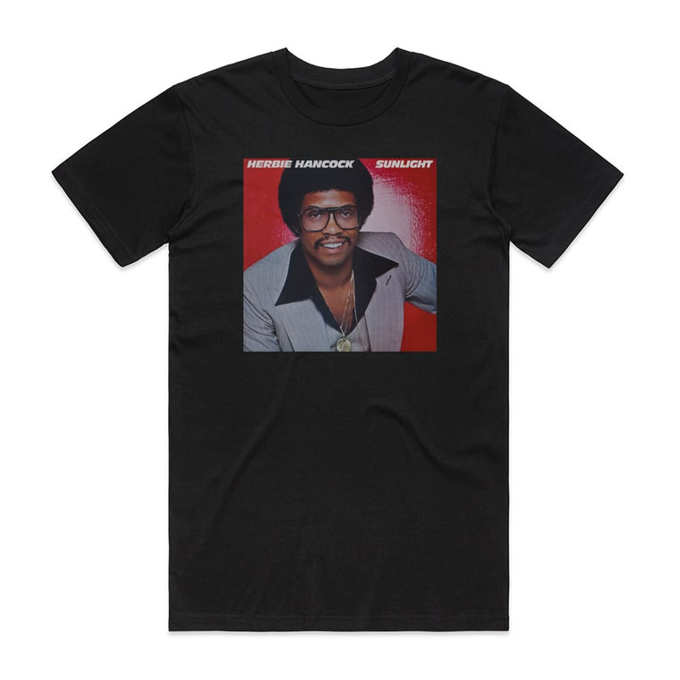 Herbie Hancock Sunlight Album Cover T-Shirt Black