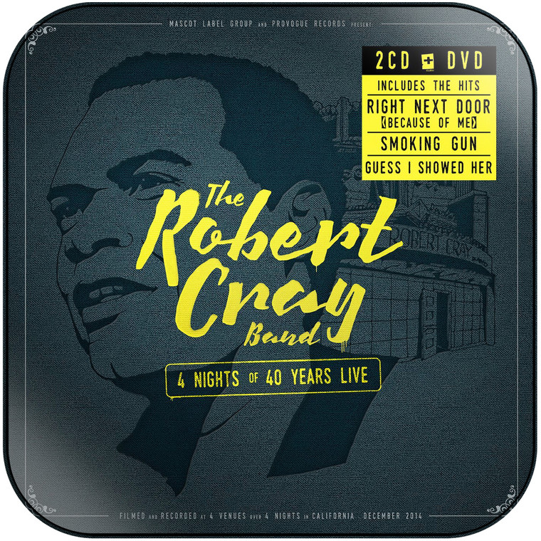 The Robert Cray Band 4 Nights Of 40 Years Live-2 Album Cover Sticker Album Cover Sticker
