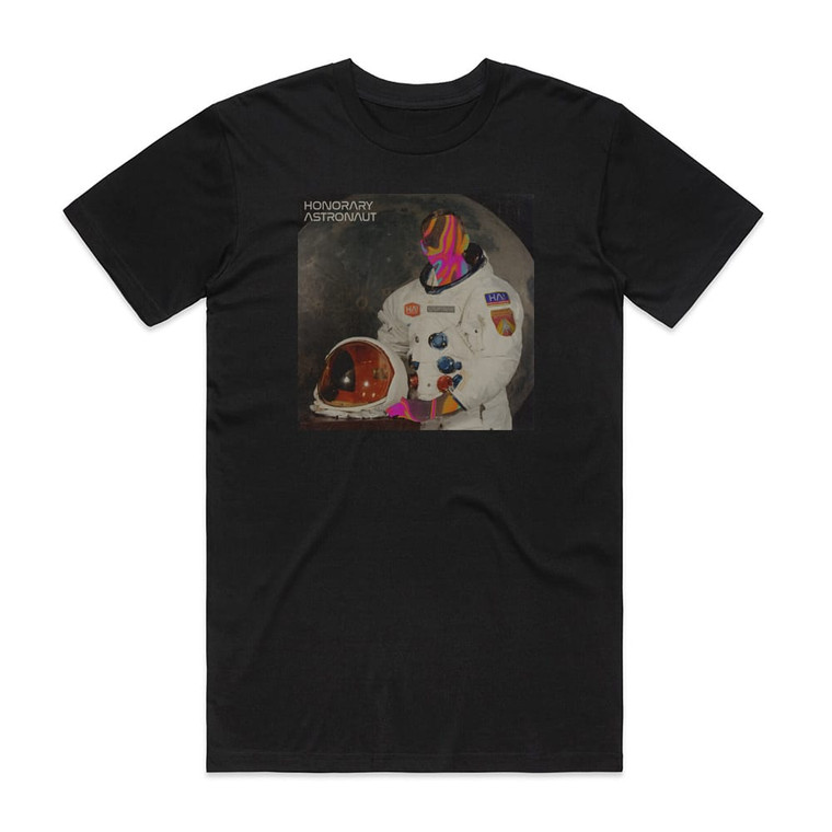 Honorary Astronaut Ep 001 Album Cover T-Shirt Black
