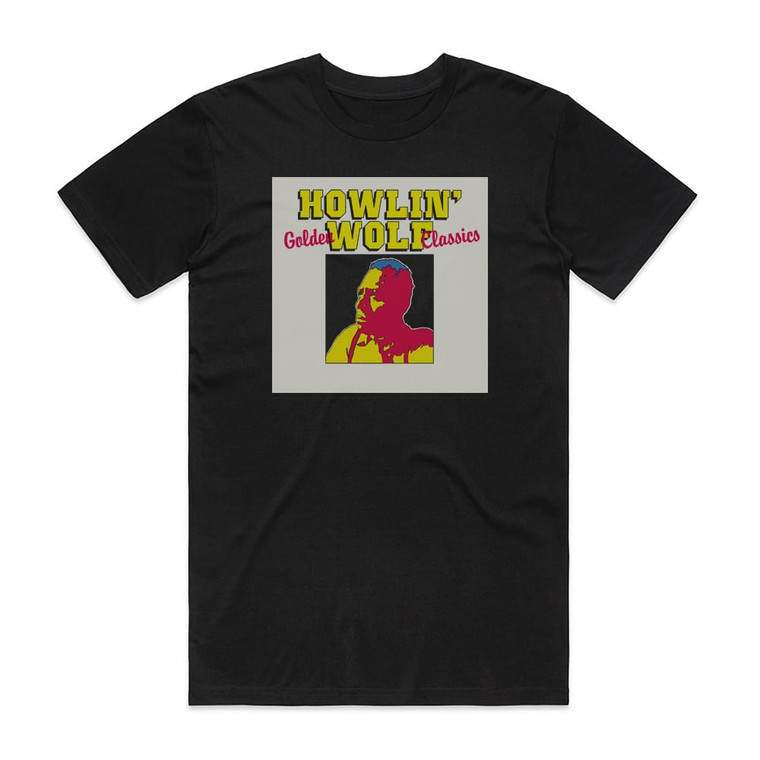 Howlin Wolf Golden Classics Album Cover T-Shirt Black
