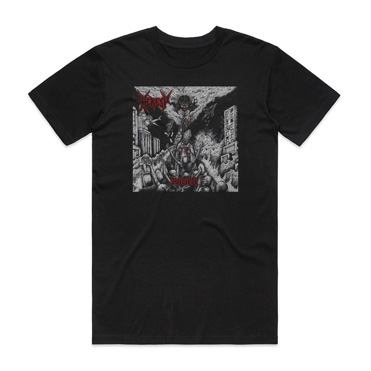 Heresy Suiciety Album Cover T-Shirt Black