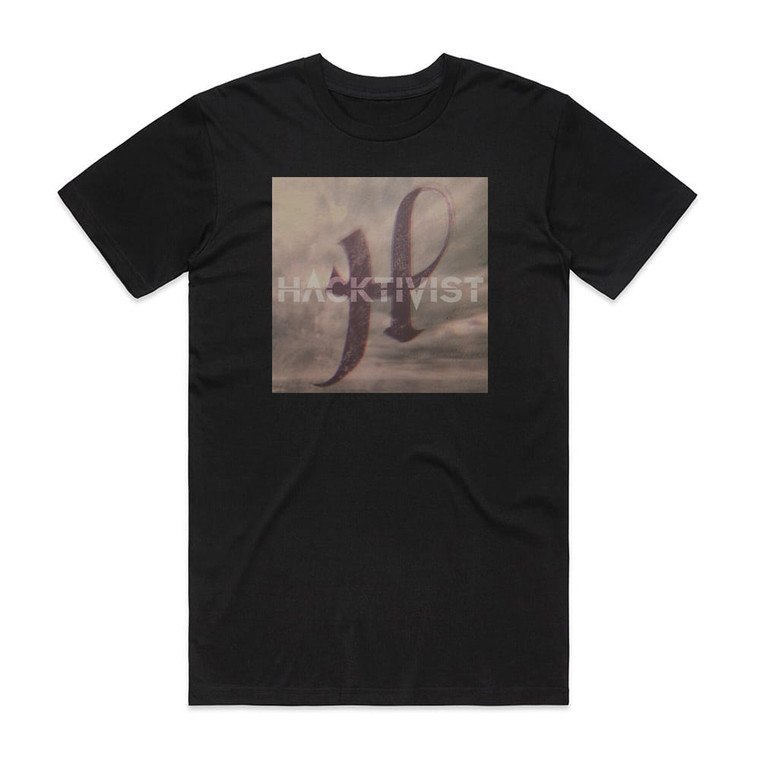 Hacktivist Hacktivist Album Cover T-Shirt Black