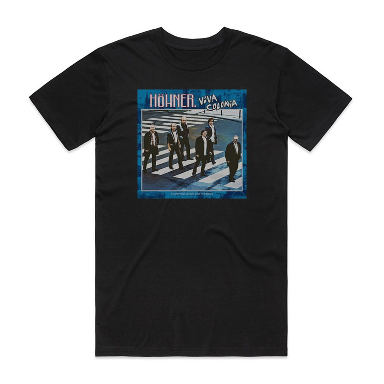 Hohner Viva Colonia Album Cover T-Shirt Black