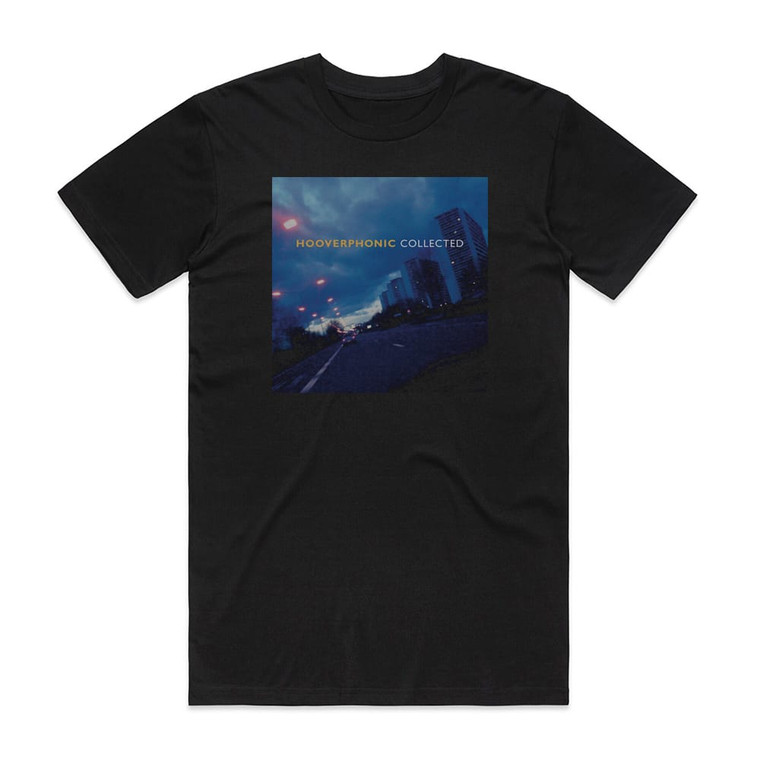 Hooverphonic Collected Album Cover T-Shirt Black
