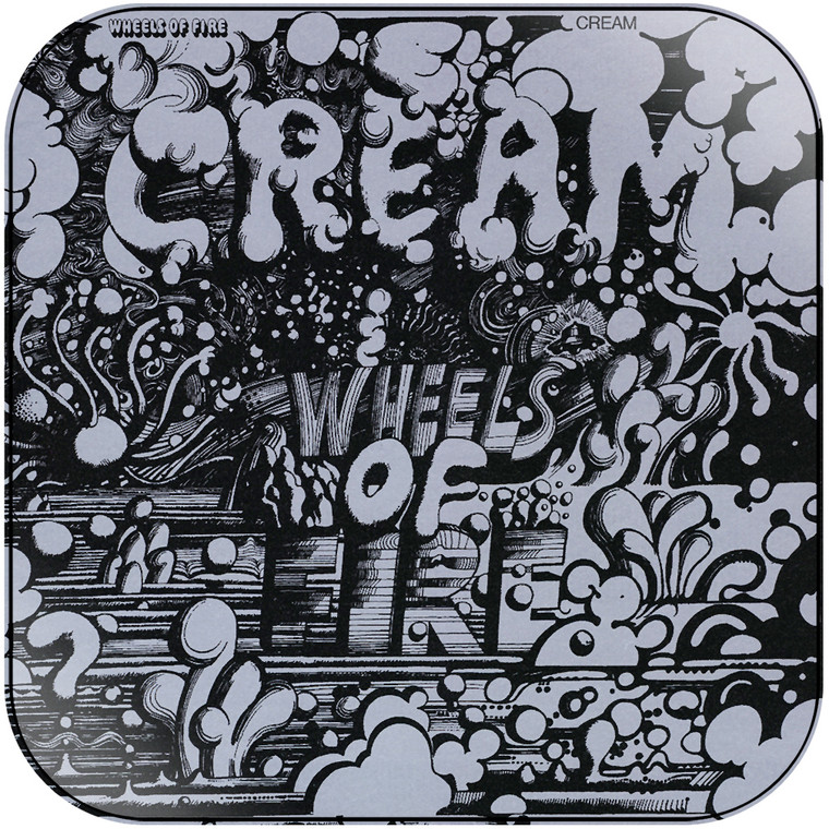 Cream Wheels Of Fire  In The Studio Album Cover Sticker Album Cover Sticker