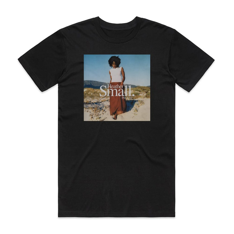 Heather Small Proud 2 Album Cover T-Shirt Black