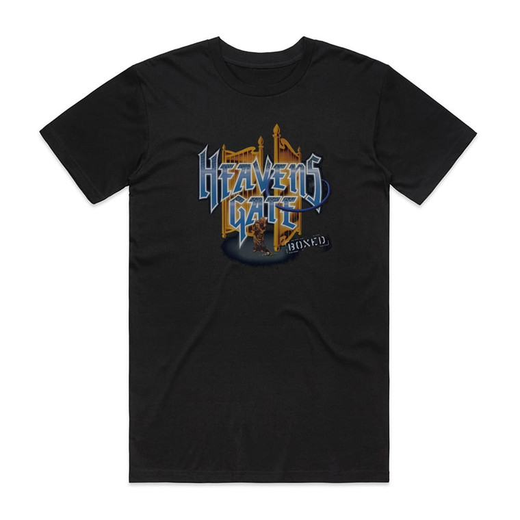 Heavens Gate Boxed Album Cover T-Shirt Black