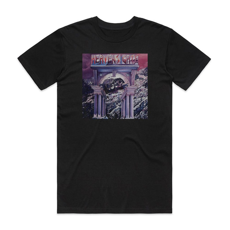 Heavens Gate In Control Album Cover T-Shirt Black