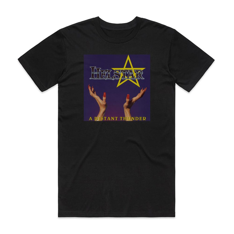 Helstar A Distant Thunder Album Cover T-Shirt Black