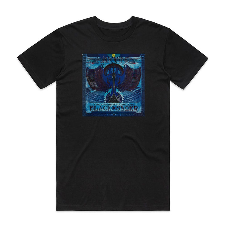 Hawkwind The Chronicle Of The Black Sword Album Cover T-Shirt Black