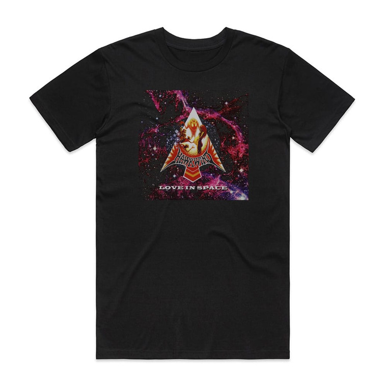 Hawkwind Love In Space Album Cover T-Shirt Black