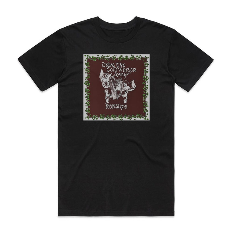 Horslips Drive The Cold Winter Away Album Cover T-Shirt Black