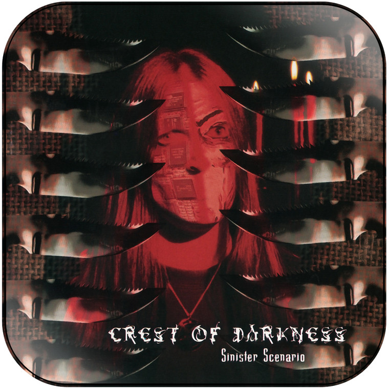 Crest of Darkness Sinister Scenario Album Cover Sticker Album Cover Sticker
