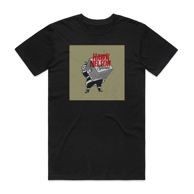 Hawk Nelson Gloria Album Cover T-Shirt Black