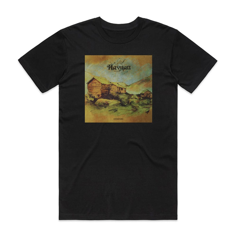 Havnatt Heimferd Album Cover T-Shirt Black
