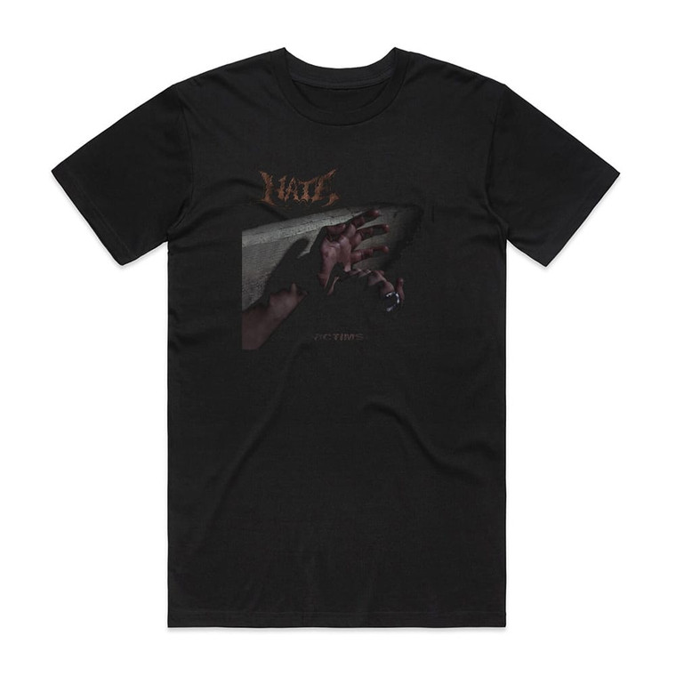 Hate Victims Album Cover T-Shirt Black