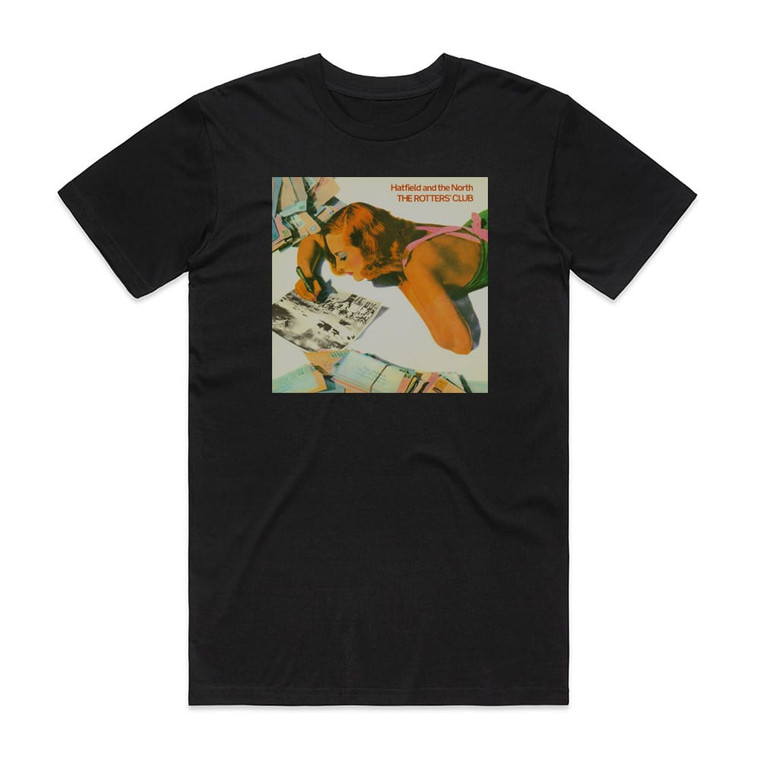 Hatfield and the North The Rotters Club Album Cover T-Shirt Black