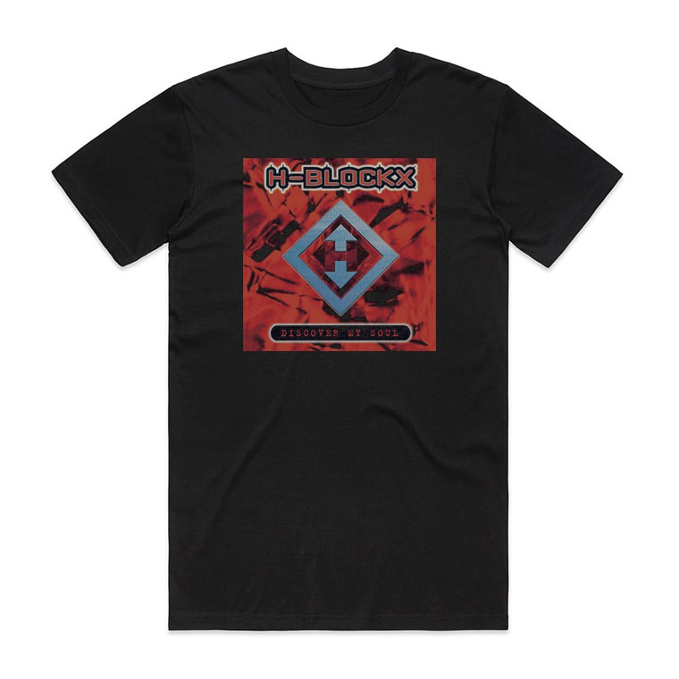 H-Blockx Discover My Soul Album Cover T-Shirt Black