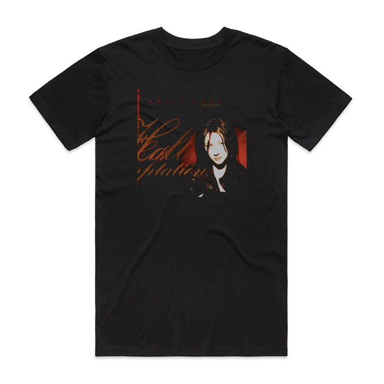 Holly Cole Temptation Album Cover T-Shirt Black
