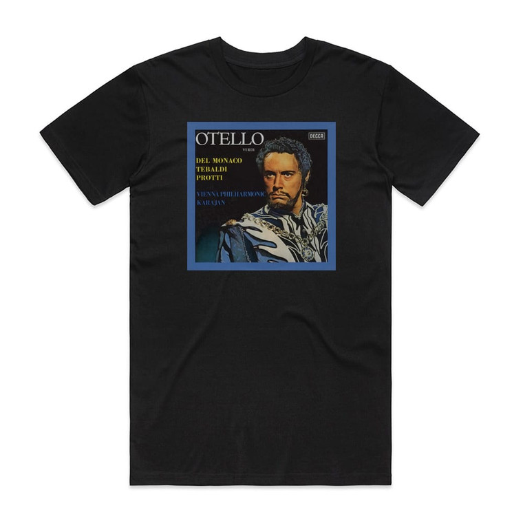 Herbert von Karajan Otello Album Cover T-Shirt Black