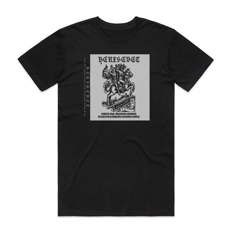 Herxsebet Aureus Arce Squalore Carceris Vocatus Et Psychotici Noctibus Album Cover T-Shirt Black