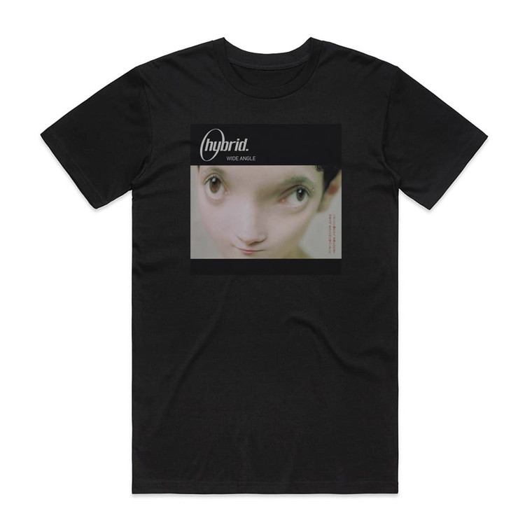 Hybrid Wide Angle Album Cover T-Shirt Black