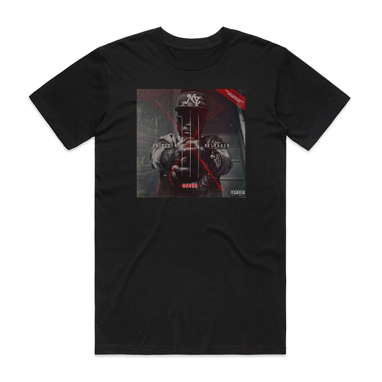 Havoc 13 Reloaded Album Cover T-Shirt Black
